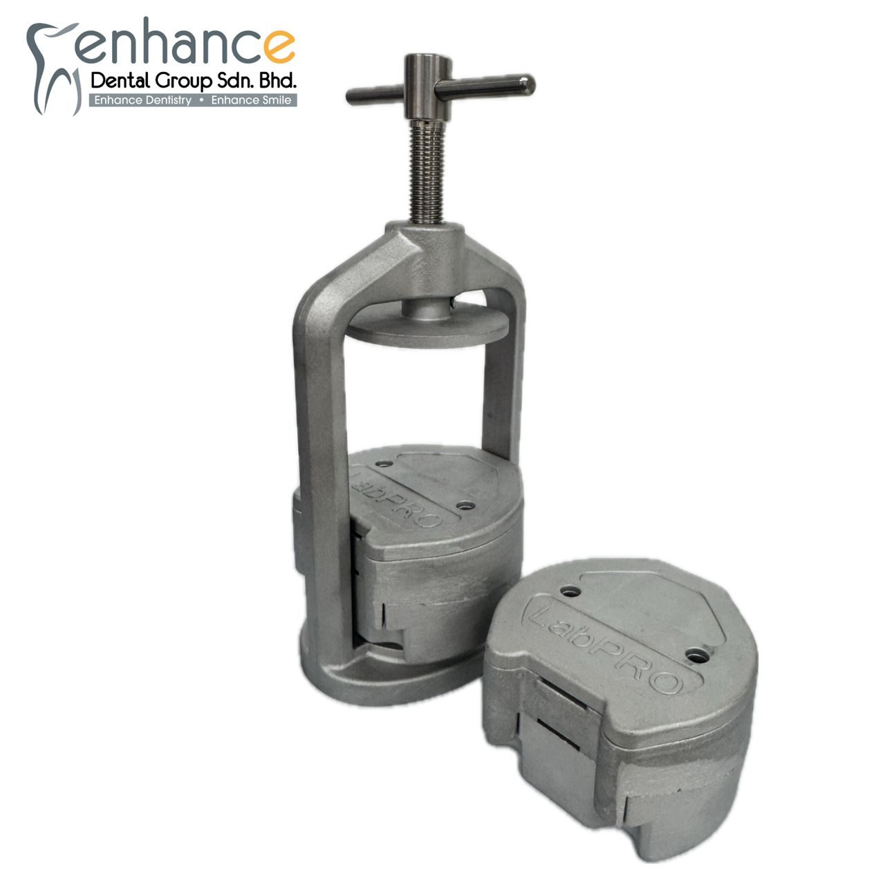 Lab Professional Lower Denture Brass Flask - Ejector Type Dental Laboratory Tool